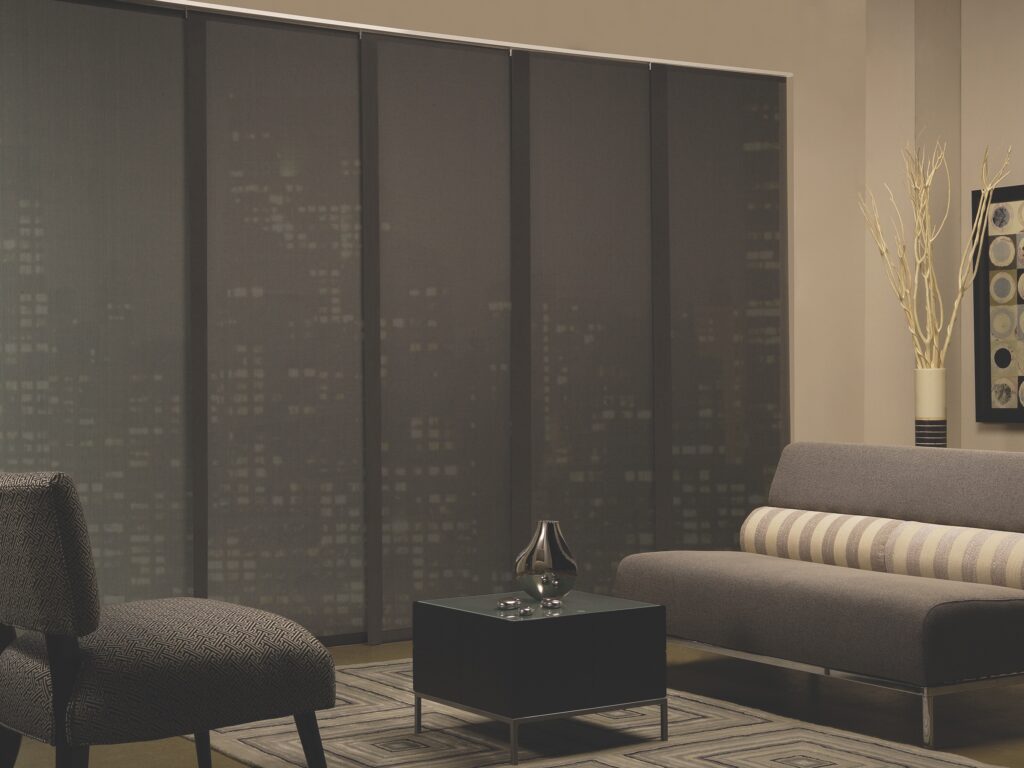 Stylish fabric and PVC vertical blinds custom-made for Ottawa homes
